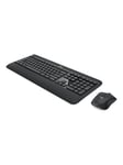 Logitech MK540 Advanced - Näppäimistö and mouse set - AZERTY - Belgium - Näppäimistö ja Hiirisetti - Belgialainen - Musta