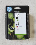 HP 62 Black & Colour Combo Pack Ink Cartridge For ENVY 5640 Inkjet Printer