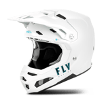 FLY Racing Formula S Solid Crosshjälm Vit