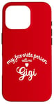 Coque pour iPhone 16 Pro Ma personne préférée m'appelle GIGI Baby Shower New Grandparent