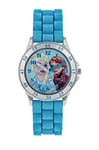 Disney Frozen Girls Analogue Classic Quartz Watch with Rubber Strap FZN9012