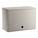 String - String Cabinet with Flip Door w58 x d30 x h37 cm 1-pack 58x42x30 Beige - Hyllor och hyllsystem - Beige - Trä