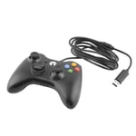 Manette Filaire USB Pour microsoft Xbox 360 Contrôleur jeu video PC Windows Noir