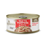 6 x 156 g Applaws Taste Toppers våtfoder till kanonpris! - Sås: Kyckling & nötkött (6 x 156 g konserv)