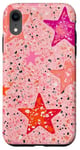 Coque pour iPhone XR Coque de téléphone motif léopard rose layette