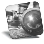 Awesome Fridge Magnet bw - DSLR Camera Lens Photography  #43402