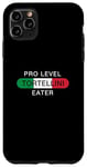 Coque pour iPhone 11 Pro Max Cool Pro Level Tortellini Eater Pasta Lover Machine à tortellini