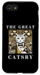 Coque pour iPhone SE (2020) / 7 / 8 The Great Catsby, Funny Cat Design, Cat Lover, Film