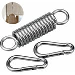 Memkey - Lot de 3 Crochet de Ressort de Hamac, 304 Acier Inoxydable, Accessoires de Balançoire De Chaise Extérieure, Spring Hook