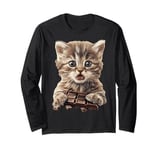 Cat Chocolate Long Sleeve T-Shirt