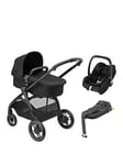 Maxi-Cosi Zelia Luxe Cabriofix I-Size &Amp; Base Travel System - Twillic Black