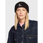 Mössa Calvin Klein Jeans Monogram Embroidery K60K610120 Svart