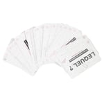 Jeu de 50 Cartes "Dilemme" 9cm Blanc & Noir