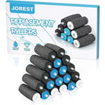 CREA [20 pièces] rouleaux de rechange pour Scholl Velvet Smooth, 3 types de rugosités, recharge de pierre ponce