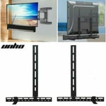 2x Heavy Duty Metal Soundbar Bracket Mount TV Hanger Sound Bar Bracket Universal