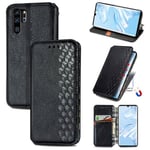 Yhteensopiva Huawei P30 Pro Wallet Folio Case Pu Nahka Magneettisesti Suljettava Card Slots Jalustan suoja