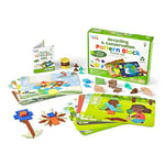 Learning Resources Kit de puzzles de formes en plastiques Recyclage et conservation , puzzle de formes, tangrams pour enfants, cartes de formes, jeu avec des formes, formes pour les tout-petits, 3+