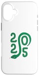 Coque pour iPhone 16 Plus Bonne année chinoise - Symbole serpent vert Nouvel An 2025