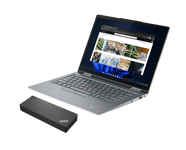 Lenovo Pack ThinkPad X1 Yoga G7 + Station d'acceuil Thunderbolt 4 Processeur Intel® Core i7-1270P vPro® 12e génération c?urs E jusqu?à 3,50 GHz c?urs P jusqu?à 4,80 GHz, Windows 11 Professionnel 64, 1 To SSD Performance TLC Opal - TPEX1YOGAFR100