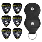 Sepultura Years Guitar Picks with Guitar Accessory Kit, for Guitar Bass Ukulélé (0,71 mm)