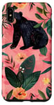 Coque pour iPhone XS Max Rose moderne Tropical Mama Bear Mama Bear Mignon Fleur Design pour