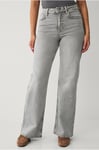 Gina Tricot - Jeans Comfy Wide Jeans - Grå