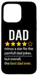 Coque pour iPhone 15 Pro Max Drôle papa fête des pères blague humour papa fils fille papa papa papa