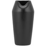 Beliani - Vase Décoratif de Forme Abstraite fabriqué en Grès Noir 33 cm de Hauteur au Style Contemporain