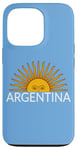 Coque pour iPhone 13 Pro Drapeau de l'Argentine - Soleil de l'Argentine - Maillot de sport