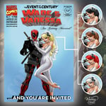 Deadpool Batman Superman Spider-Man Wedding Invitation Invite Save the date Card