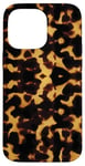 iPhone 14 Pro Max Tortoise Shell Pattern Brown & Orange Exotic Turtle Shell Case