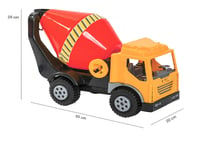 Camion Bétonnière Scavatutto Mer Plage Sable Jeu Enfant 45x20 CM 213