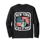 New York State of Mind Statue of Liberty Nyc New York City Long Sleeve T-Shirt