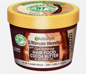 Garnier Hair Mask for Dry, Curly | Cocoa Butter 390 ml (Pack of 1)