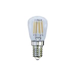 Dimbar LED päronlampa 2200K 130lm E14 2W