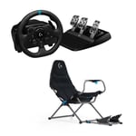 Pack Volant de Course G923 Driving Force LOGITECH - Pour PS5, PS4 et PC + Siège de Pilote PLAYSEAT + Pédale de frein
