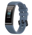 Strap-it Bracelet silicone - compatible pour Huawei Band 3/4 Pro (gris bleu)