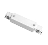 Silver Electronics jonction droite pour spot de rail, blanc, 3.1 x 3.2 x 16.5 cm