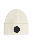 Round Patch Beanie - Star White