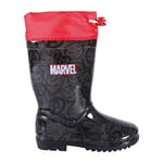 CERDÁ LIFE'S LITTLE MOMENTS The Avengers Bottes de Pluie pour Enfant Licence Officielle Marvel, Noir, 29 EU