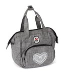 Bayer Chic 2000 Sac à langer pour poupée, sac à langer pour poupées, accessoires de poupée, sac jean, gris