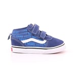 Vans Garçon Unisex Kinder Ward Mid V Basket, Tonal Logo Bijou Blue, 23 EU