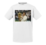 T-Shirt Enfant Trophee Grand Chelem Champion Roger Federer Tennis Superstar Sport