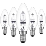 Pack E14 18W Halogenlampor Dimbara Varmvit 2700K Dimbara C35 Ljuslampor Liten Skruv (ses) Edisonlampa Armatur 3-5W LED-lampor För H420 Cha