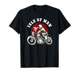 Isle Of Man Motorcycle Races Manx Tourist Bike Red 3 Legs T-Shirt