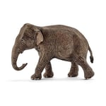 SCHLEICH - Figurine de l'univers des animaux sauvages - Éléphant d'Asie - Fem...