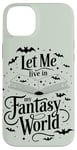 Coque pour iPhone 14 Plus Magical Fairies and Dragons Amoureux de livres