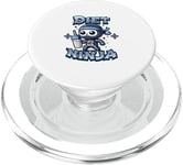 Cute Diet Ninja Shake Protéiné Squelette Ninja PopSockets PopGrip pour MagSafe