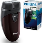 Philips Men's Electric Travel Shaver, Cordless, Battery-Powered Convenient to Ca