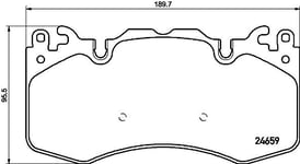 Bromsbelägg, skivbroms - Land-rover - Range rover, Discovery, Range rover sport